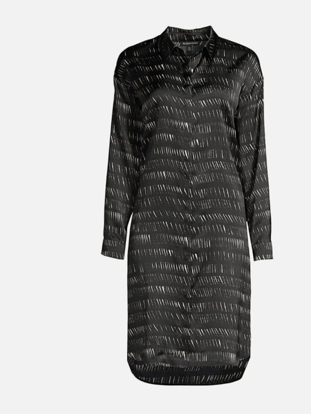 Eileen Fisher Classic Collar Shirtdress, Silk Blend, S/P